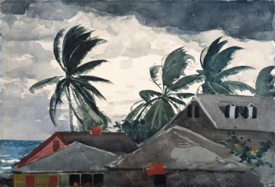 Hurricane, Bahamas Winslow Homer